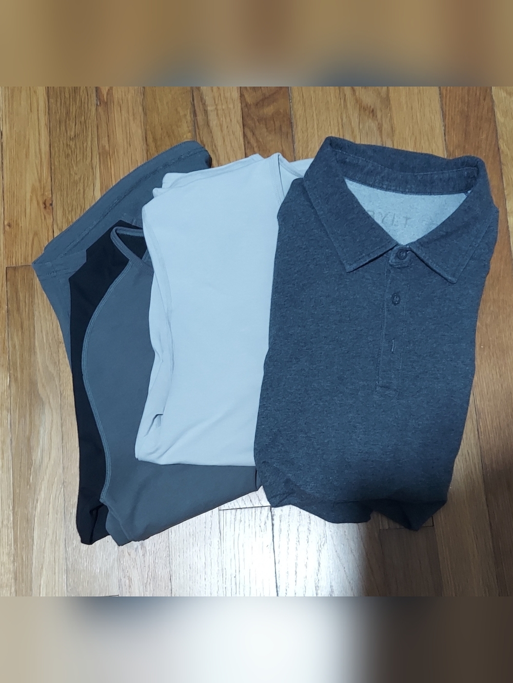 BYLT Basics Lot all size M - Polo Shirt, Baseball 3/4 tee, lux tee